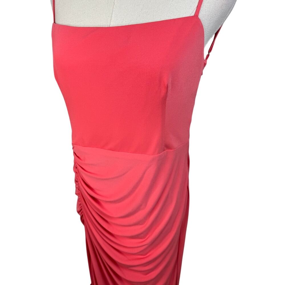 Katie May Great Kate Gown Maxi Dress coral pink size large L - Picture 5 of 10